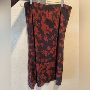 Matte satin midi skirt - brand new